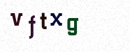 Visual Bestätigung Security Code